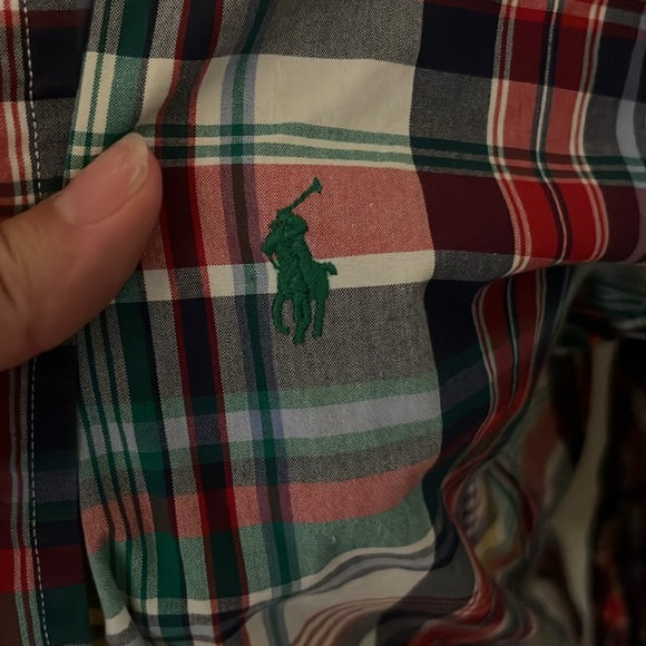 Ralph Lauren multi color button down - Picture 2 of 4